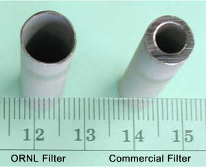 Inorganic membrane surface filters