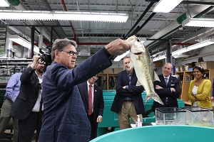 Rick Perry and fish